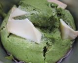 A picture of step 5 of White Chocolate and Green Tea Muffins.