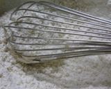 A picture of step 1 of M&M Cookies.