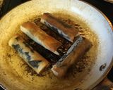 A picture of step 6 of Spring rolls (shiso + umeboshi + sea weed).