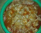 A picture of step 2 of Seekh kabab.