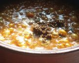 A picture of step 5 of Chavali chi bhaji.