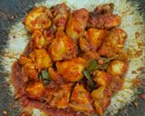 Foto langkah ke 4 dari resep Balado ayam manis.