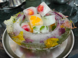 આઈસ ક્યૂબ વીથ આઈસ બાઉલ(ice cube with Ice bowl in Gujarati recipe)