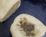 A picture of step 4 of Urad dal appalam or papad.