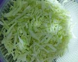 A picture of step 1 of Chicken with cabbage.