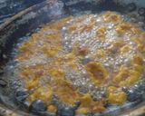 A picture of step 4 of Fish pakoras with grilled potatoes.