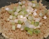 A picture of step 4 of Quinoa salad.