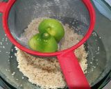 A picture of step 3 of Quinoa salad.