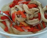 A picture of step 8 of Roasted Red Pepper, Aubergine and Onion Salad (Escalivada).