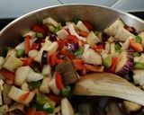 A picture of step 3 of Vegetarian lasagna.