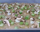 A picture of step 3 of Whole-wheat Pizza with Smoked Salmon, Courgette and Chillies.