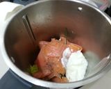 A picture of step 2 of Smoked salmon and lime paté .