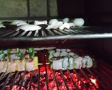 A picture of step 4 of Fish kebabs.