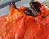 A picture of step 2 of Roasted Red Pepper, Aubergine and Onion Salad (Escalivada).