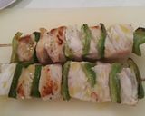 A picture of step 5 of Fish kebabs.