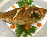 Hình bước làm 5 của món Cá rô phi chiên giòn