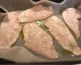 Foto del passaggio 1 della ricetta Scaloppine di pollo con prosciutto crudo e mozzarella