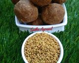 मेथी के गुणकारी लड्डू Methi ke gunkari laddu recipe in Hindi) रेसिपी चरण 10 फोटो