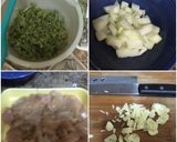 A picture of step 2 of Creamy kale spaghetti squash.