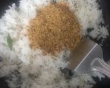 A picture of step 3 of Ellu Sadam or Sesame Rice.
