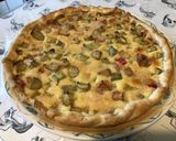 Une image de l'étape 10 de Tarte à la rhubarbe crème vanille et épeautre.
