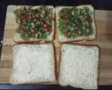 A picture of step 5 of Onion Tomato Masala Papad Sandwich.