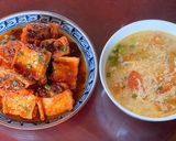 Hình bước làm 5 của món Đậu hũ nhồi thịt sốt cà