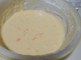 Bugnuelo con manzana y pasas de uvas