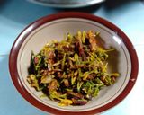 Foto langkah ke 5 dari resep Tumis bunga pepaya pedas + tongkol - tidak pahit (khas Manado).