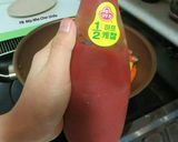 Hình bước làm 6 của món Xúc Xích Xào Rau Củ 소시지채소볶음