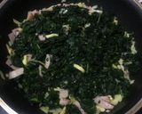 รูปขั้นตอนการทำที่ 7 ของ ผักโขมอบชีสคีโต Baked spinach with cheese keto ผักโขมอบชีสโลว์คาร์บ Lowcarb