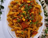 عکس مرحله 10 از دستور ماکارونی سبزیجات😋