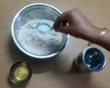 A picture of step 1 of Aloo Paratha.