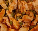 Zöldborsós csirkemell ragu recept fázis 4 fotója