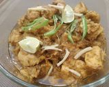 A picture of step 5 of Chicken tikka karahi.
