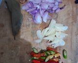 Foto langkah ke 3 dari resep Tumis kacang panjang dan tempe.