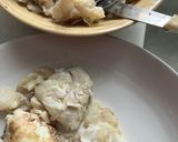 A picture of step 3 of Fideuà with Mackerel and Large Shrimp.