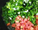 A picture of step 2 of Green onion carrot vegetable.