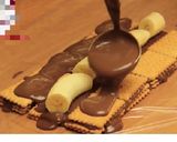 صورة لخطوة 3 من وصفة طريقة عمل تارت البسكويت بالموز