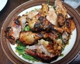 Foto del paso 6 de la receta: Pollo Asado & Hojas de Mostaza Salteadas con Ajos
