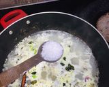 A picture of step 6 of Rava Upma.