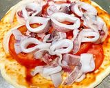 氣炸鍋烤牛肉海鮮pizza的食譜步驟3照片
