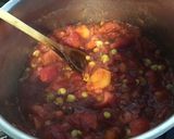 Une image de l'étape 6 de Compote pommes, pêches de vigne et raisins du jardin.