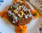 A picture of step 3 of Ragi upma.