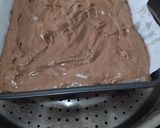 Foto langkah ke 7 dari resep Brownies Cream Cheese Kukus.