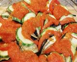 Foto del paso 4 de la receta: Ratatouille (técnica mixta) con filet de pescado especiado