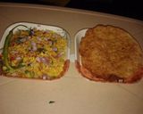 A picture of step 6 of Dry Moong Dal & Pakwan with tamarind chutney.