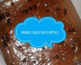 Foto langkah ke 3 dari resep Brownies cokelat moist.