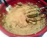 A picture of step 4 of Giant Peanut Butter Chocolate Chip Cookies.