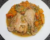 Foto del paso 4 de la receta: Pollo arvejado con zapalllo